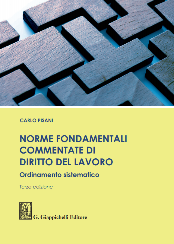 Norme fondamentali commentate di diritto del lavoro – Ordinamento sistematico – Terza edizione
