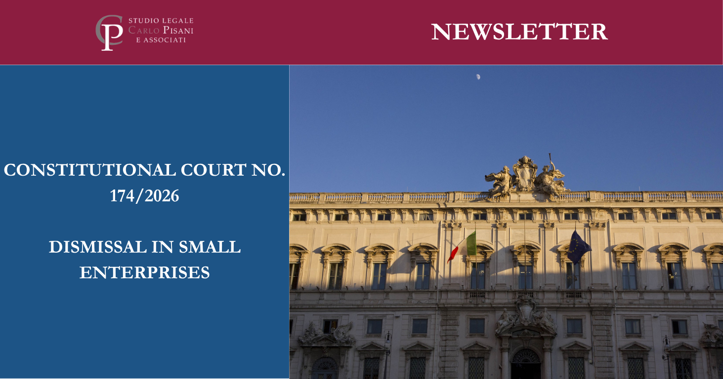 Constitutional Court No. 174/2026: Dismissal in Small Enterprises